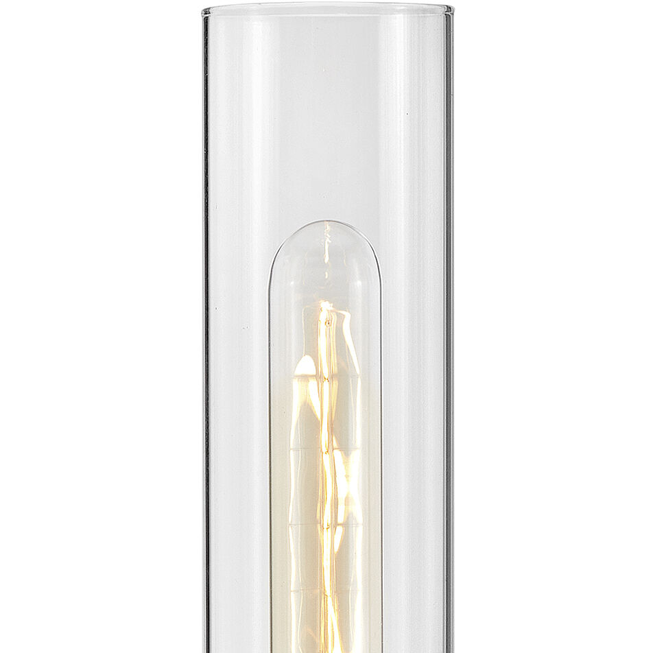 Ellison 5 inch Black with Heritage Brass Vanity Light Wall Light in Black / Heritage Brass