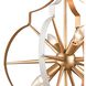 Laguna Beach 4 Light 18 inch Gold with White Chandelier Ceiling Light