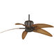 Blades Plastic Dark Natural Accent 26 inch Each Fan Blades