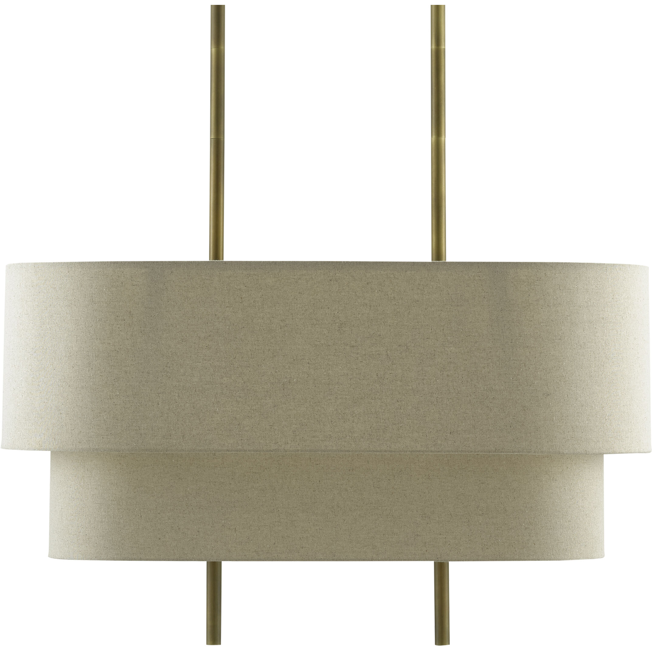 Combermere Linear Chandelier Ceiling Light, Rectangular