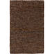 Essential 36 X 24 inch Brown and Black Area Rug, Jute
