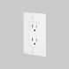 1G Duplex 125 White Outlet