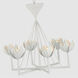 Julie Neill Alberto LED 28.75 inch Plaster White Low Ceiling Chandelier Ceiling Light, Small