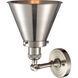 Franklin Restoration Appalachian 1 Light 8 inch Brushed Satin Nickel Sconce Wall Light, Franklin Restoration