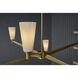 Tosca 6 Light 41 inch Matte Black Chandelier Ceiling Light, Design Series