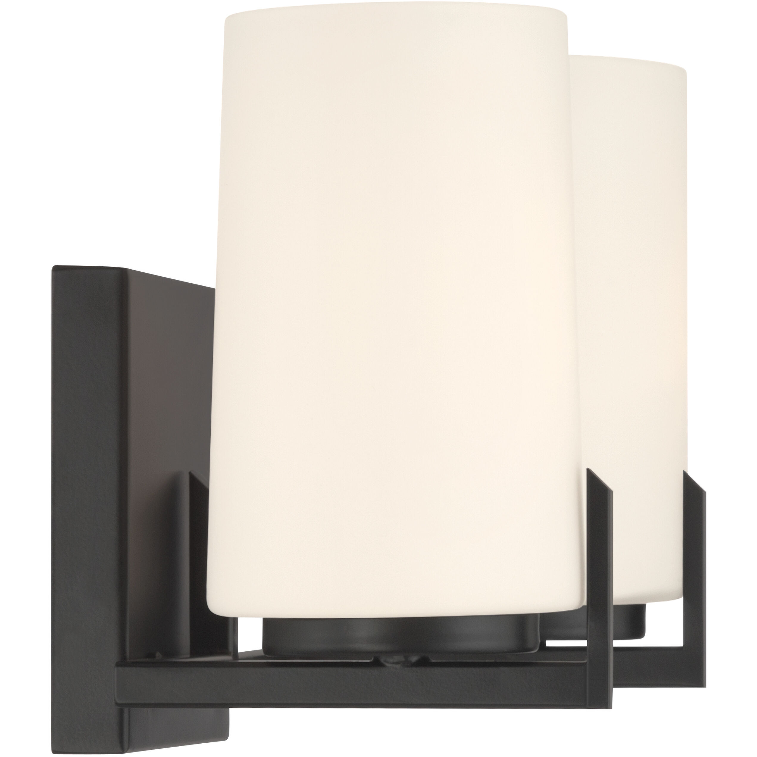 Mirelle 2 Light 16 inch Dark Matte Black Vanity Wall Light