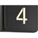 Numero Braille 4.75 inch Black ADA Wall Sconce Wall Light