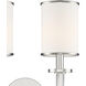 Hatfield Bath Wall Light in Polished Nickel