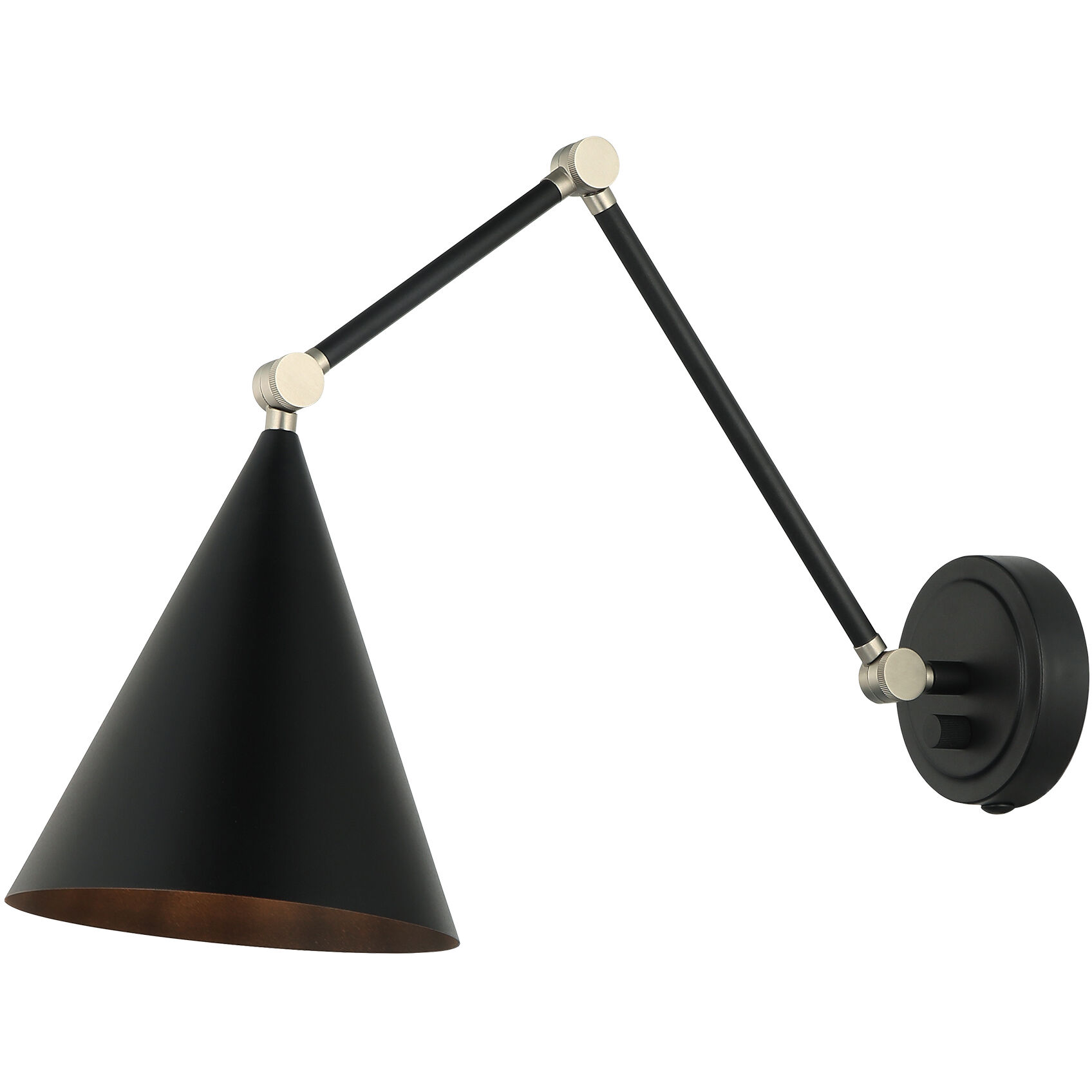 Pearson 1 Light 7.88 inch Matte Black Wall Sconce Wall Light