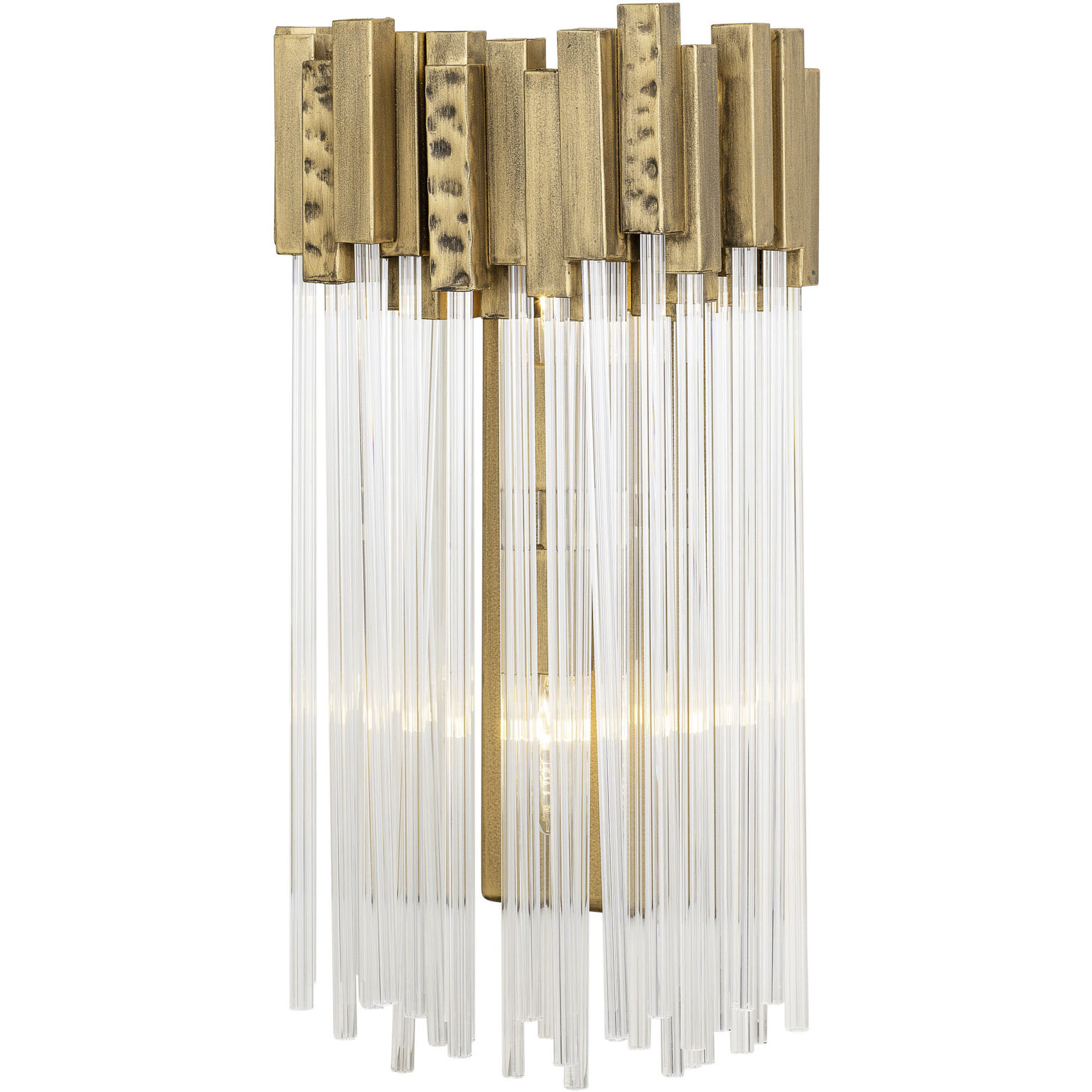 Matrix 2 Light 8 inch Havana Gold Wall Sconce Wall Light