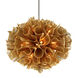Pulse 16 Light 36 inch Gold Leaf Chandelier Ceiling Light
