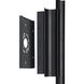 Kestrel LED 16 inch Textured Black Exterior Wall Sconce