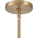 Caroline 8 Light 54 inch Brushed Gold Chandelier Ceiling Light