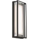 Beech LED 16 inch Black Outdoor Wall Light in 4000K, dweLED