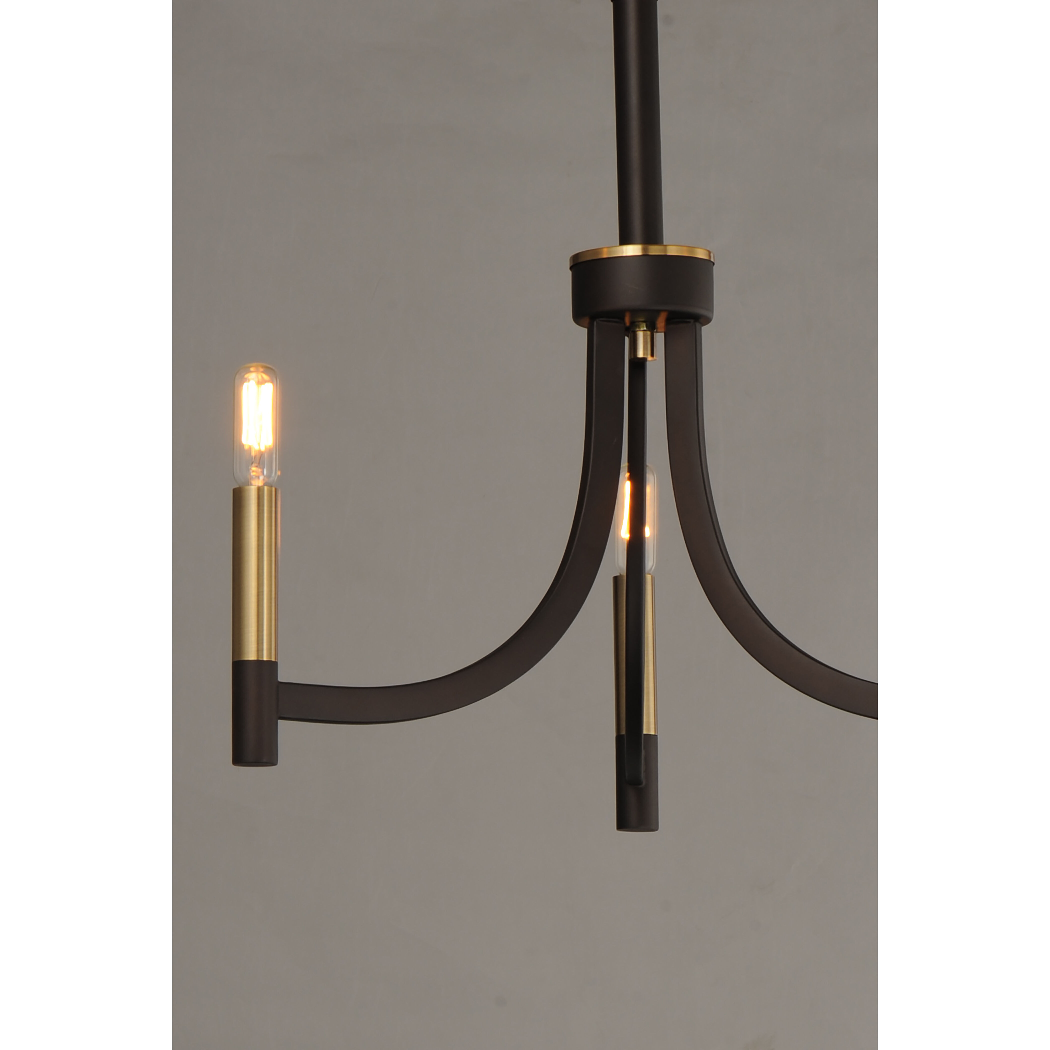 Lyndon 3 Light 20 inch Bronze/Antique Brass Chandelier Ceiling Light in Bronze and Antique Brass