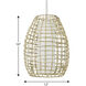 Pawley 1 Light 12 inch Galvanized Finish Outdoor Pendant