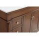 Lexington 48 X 21.5 X 35 inch Walnut Vanity Sink Set