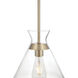 Amarella 1 Light 10 inch Modern Gold Pendant Ceiling Light