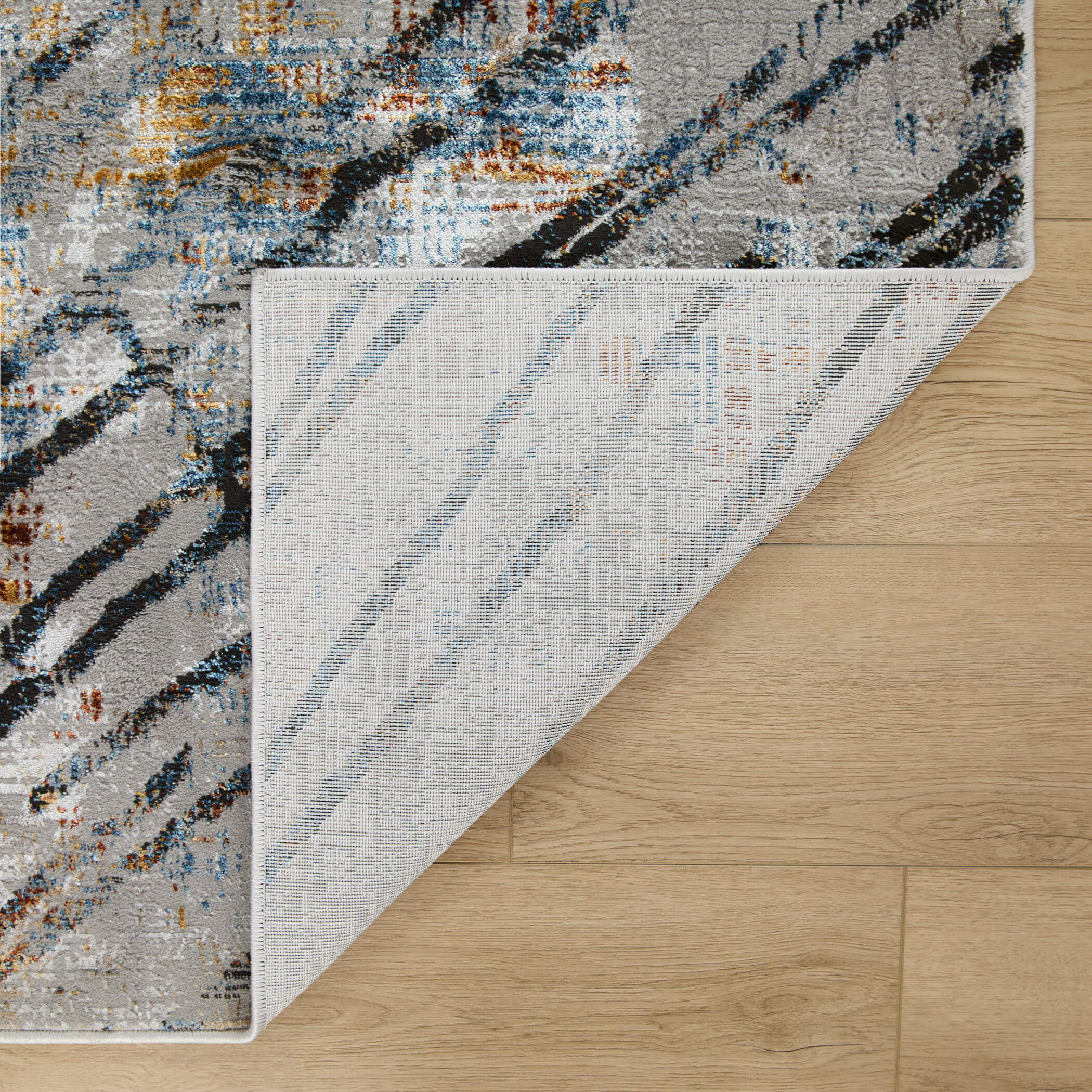 Adara 130 X 94 inch Dark Grey Rug in 8 x 11