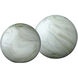 Cosmos Sage Swirl Glass Balls, Set of 2