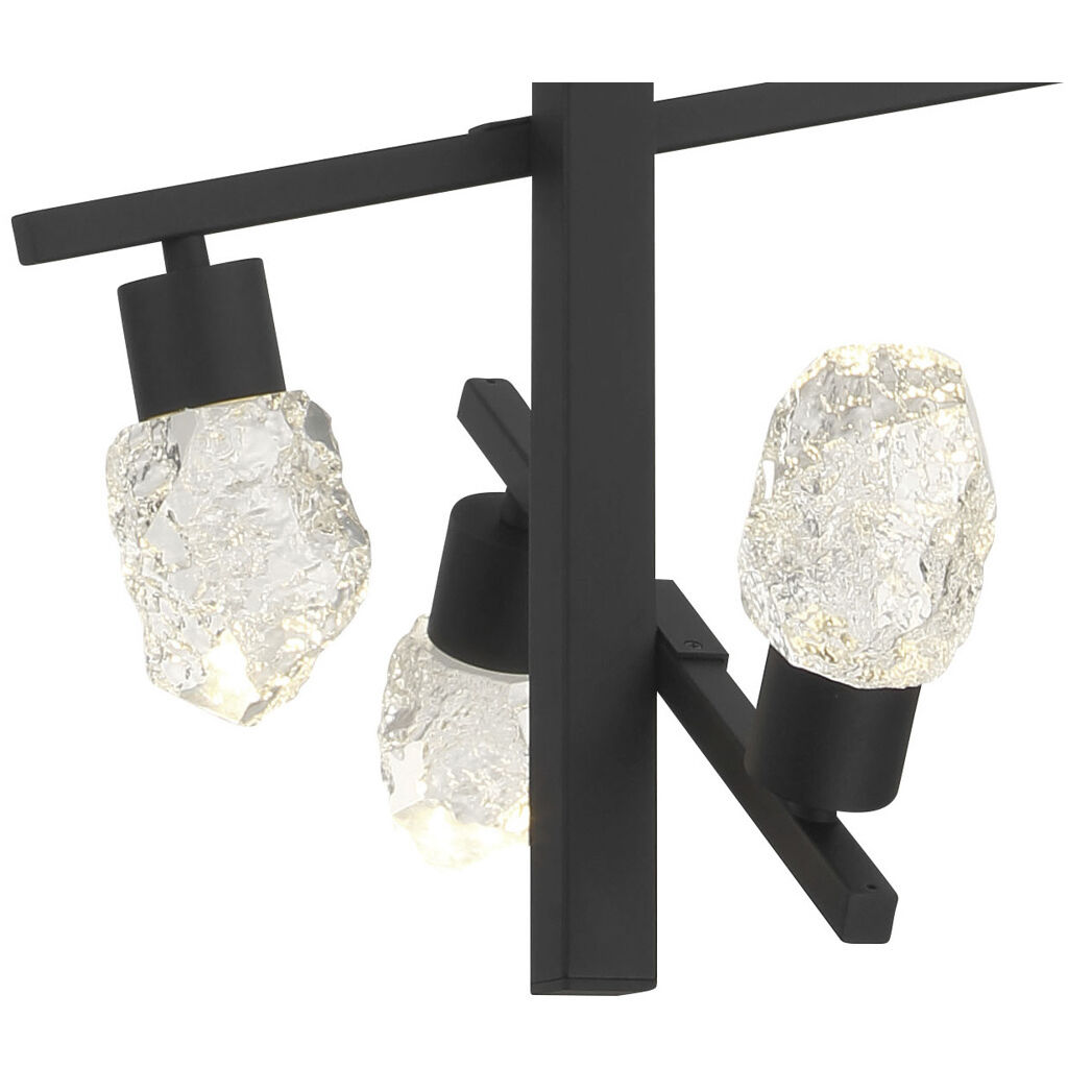 Kosmyc LED 14.5 inch Sand Black Foyer Pendant Ceiling Light