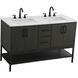 Lennox 54 X 34 inch Mocha Brown Bathroom Vanity Cabinet
