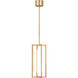Sean Lavin Kenway LED 8.5 inch Natural Brass Pendant Ceiling Light, Integrated LED