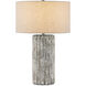 Boudoirs 27.5 inch 150 watt Dark Gray/Off-White Table Lamp Portable Light