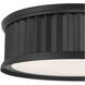 Corvella LED 14 inch Matte Black Flush Mount Ceiling Light