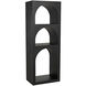 Aqueduct Matte Black Bookcase, A
