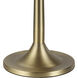Viana 22 inch 40.00 watt Dark Antique Brushed Brass Table Lamp Portable Light