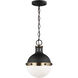 TOB by Thomas O'Brien Hanks Pendant Ceiling Light in Midnight Black