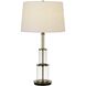 Brest 43 inch 150 watt Antique Brass Table Lamp Portable Light, Pyramid