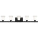 Ridgedale 5 Light 43 inch Black Bath Vanity Wall Light