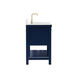 Clement 42 X 22 X 34.13 inch Blue Bathroom Vanity Cabinet
