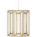 Daze 7 Light 16.5 inch Antique Brass Multi-Drop Pendant Ceiling Light