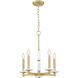 Kaden 5 Light 18 inch Modern Gold Chandelier Ceiling Light