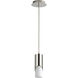 Ellipse LED 3 inch Polished Nickel Pendant Ceiling Light