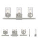 Harding 3 Light 23.88 inch Polished Chrome Vanity Sconce Wall Light