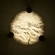 Lumba LED 17 inch Winter Brass Flush Mount Ceiling Light