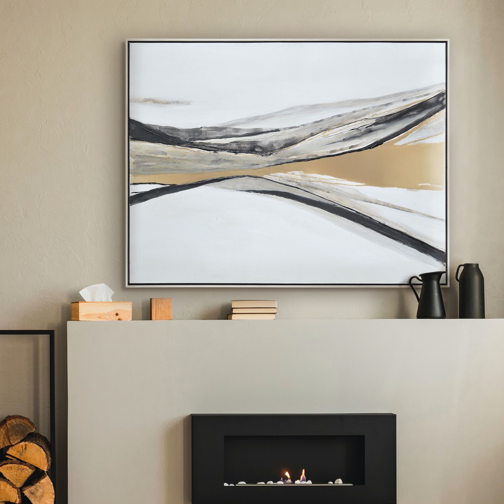 Webber Black/Multiple Canvas Art