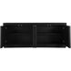 Areo Brushed Black Cabinet