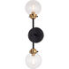 Orbit LED 5 inch Muted Brass and Oil Rubbed Bronze Wall Light in 2