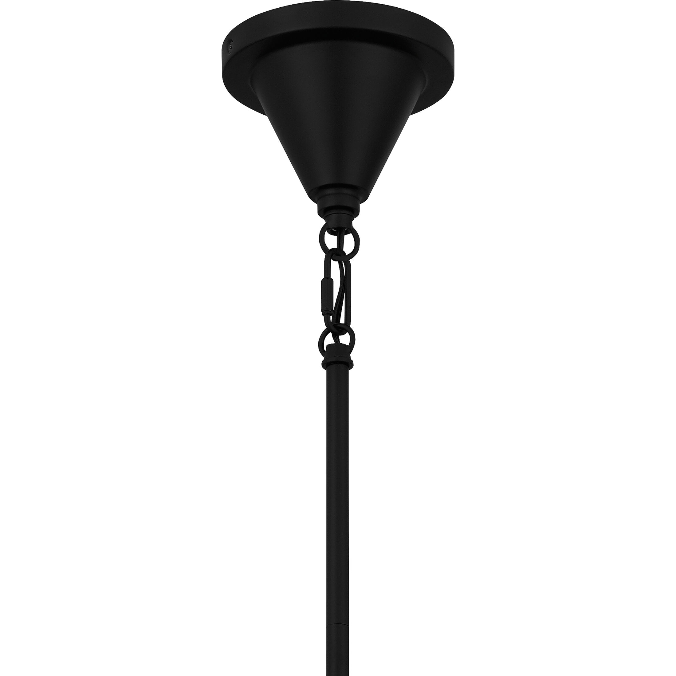 Hidalgo 1 Light 9.5 inch Matte Black Mini Pendant Ceiling Light