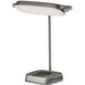 Radley 14 inch 8.00 watt Brushed Steel Desk Lamp Portable Light, AdessoCharge