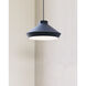 Koma LED 15 inch Satin Black Pendant Ceiling Light