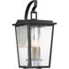 Cantebury 4 Light 23 inch Coal/Gold Outdoor Wall Mount, Great Outdoors