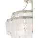 Vintner 3 Light 15.5 inch Contemporary Silver Leaf Semi-Flush Mount Ceiling Light