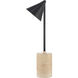 Task Portables 21.75 inch 8.00 watt Coal Table Lamp Portable Light