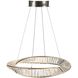 Stella 23.75 inch Satin Nickel Pendant Ceiling Light